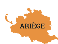 Localisation du département de l'Ariège : dans le sud de la France